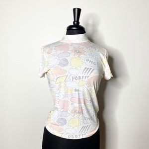 UO Pastel Comic Top